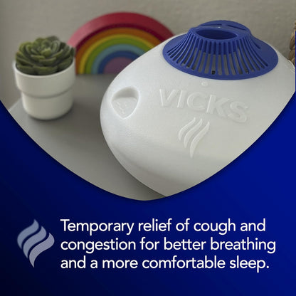 Vicks Warm Steam Vaporizer & Humidifier for Small and Medium Rooms