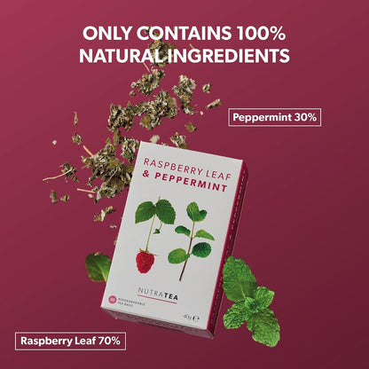 Nutra Tea - Raspberry Leaf & Peppermint Tea