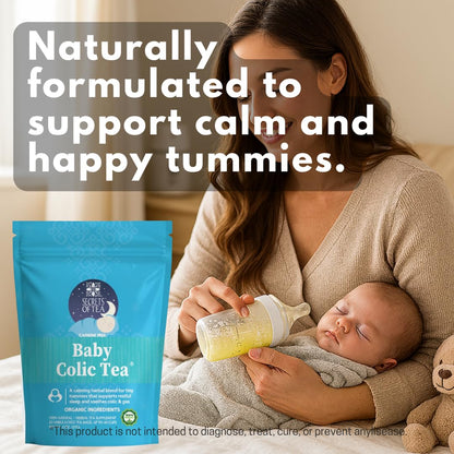 Secrets of Tea Fennel & Chamomile Herbal Tea - Caffeine-Free Organic Blend - 20 Tea Bags (Labeling May Vary)