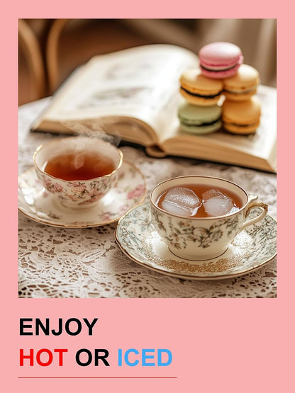 TeeLux Earl Grey Black Tea Bags, Bergamot Citrus Aroma, Smooth Taste, 100ct