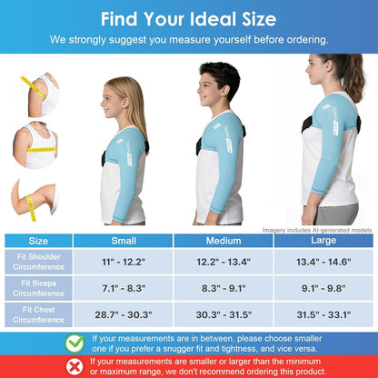 ComfiTECH Youth Shoulder Arm Ice Pack Wrap for Young Pitchers, Ice Arm Sleeve for Teen Volleyball Players, Flexible Cold Application for Throwing Recovery, Elbow Joint & Muscle Comfort, Large