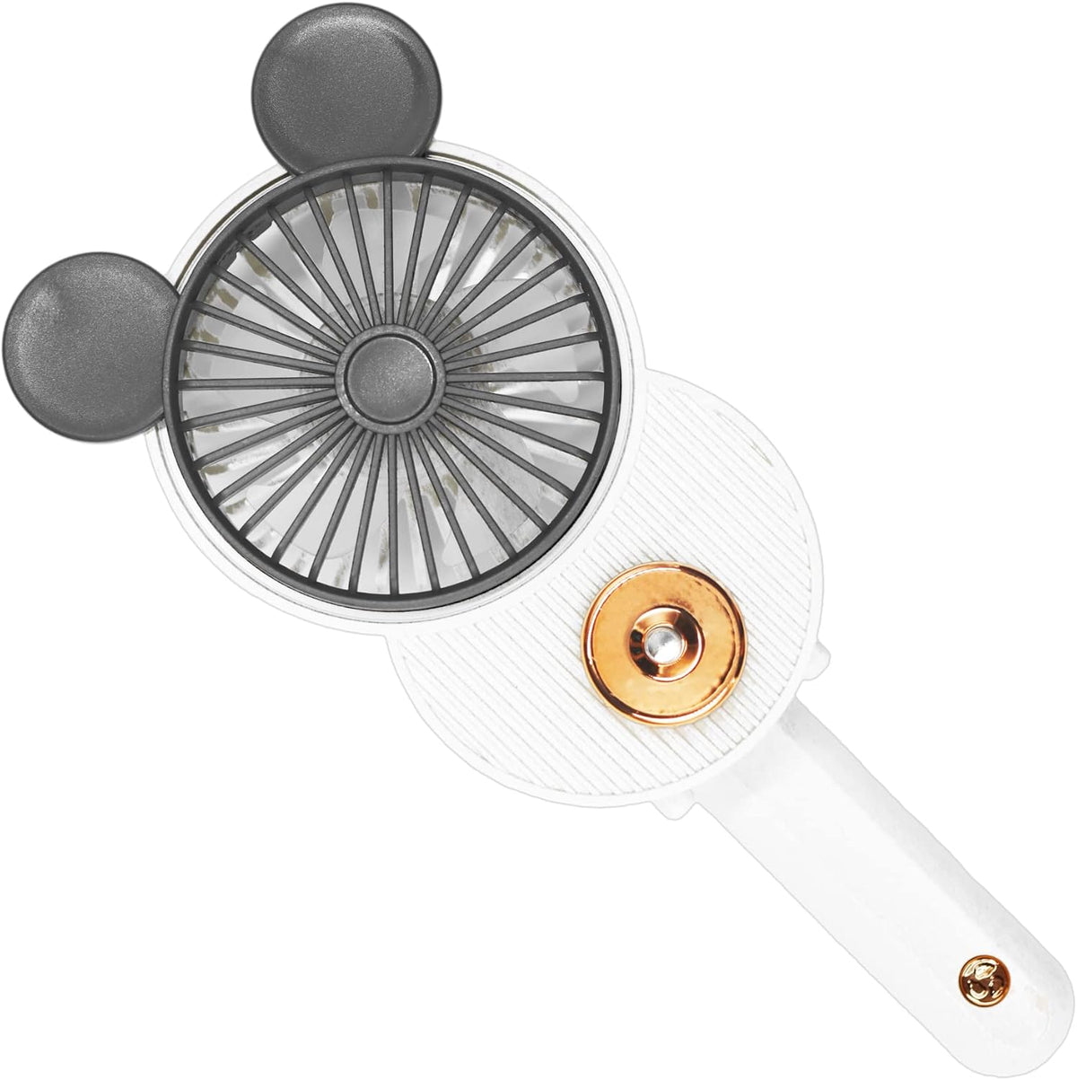 LACOVIA Cute Mouse Misting Personal Fan, Foldable Mini USB Fan(Red)