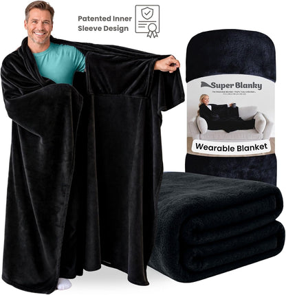 Super Blanky Wearable Blankets for Women & Men, Graduation Day Gift for Her, Cozy Gifts for Women, Wife Birthday Gifts Ideas