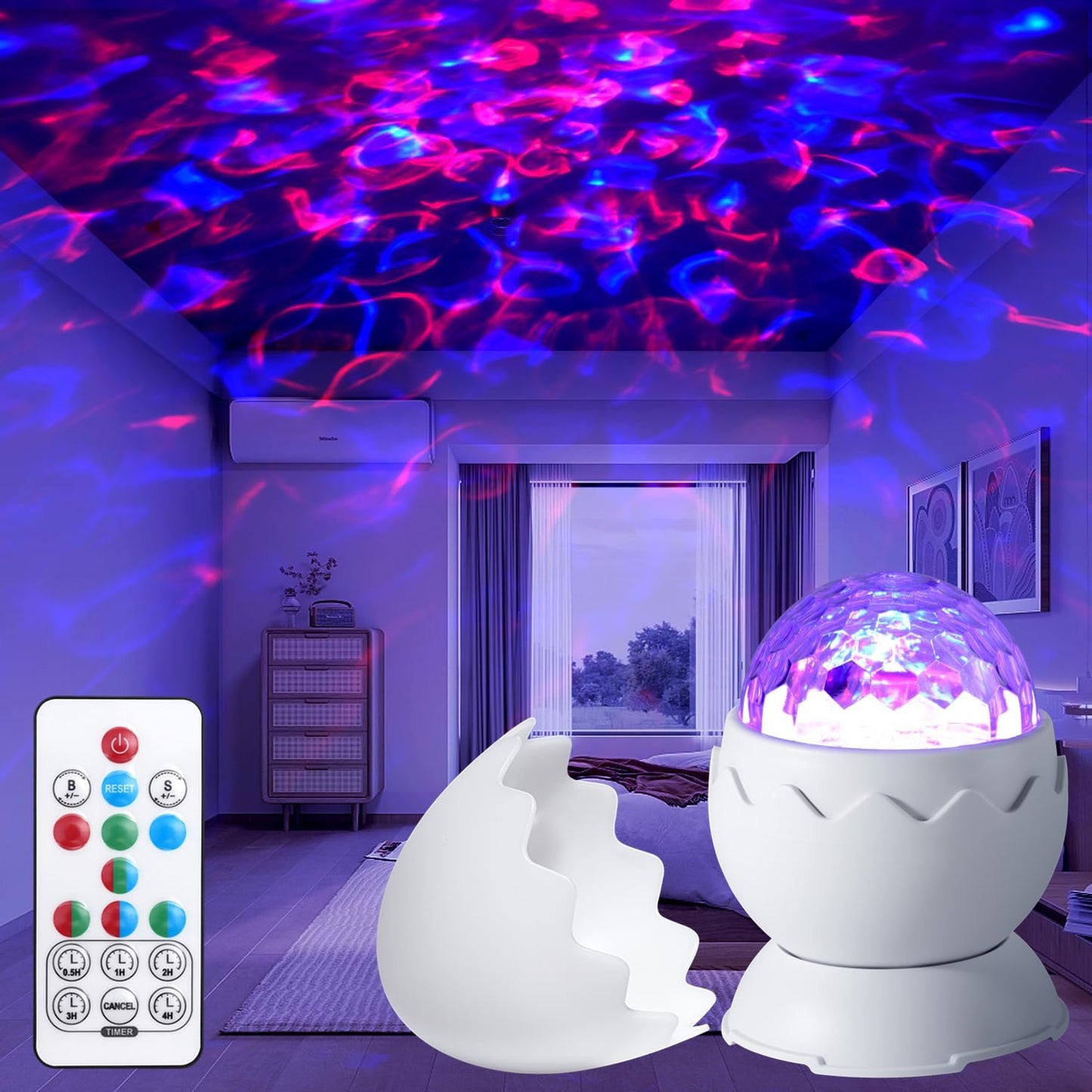 Galaxy Projector for Bedroom Night Light for Kids with Timer and Remote | Light Projector, Teen Girl Gifts Trendy Stuff Ideas Women for Boys Kids Adults, Nebula Lamp Room Decor Birthday Christmas Day