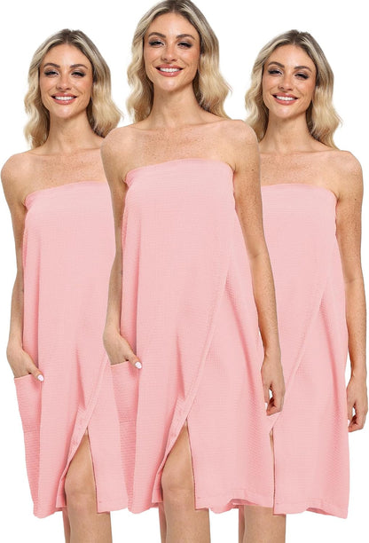 Xeoxarel Bath Towel Robe for Women, Lightweight Soft Towel Wraps, Comfortable Bathrobe, Perfect for Spa, Sauna, and Pool