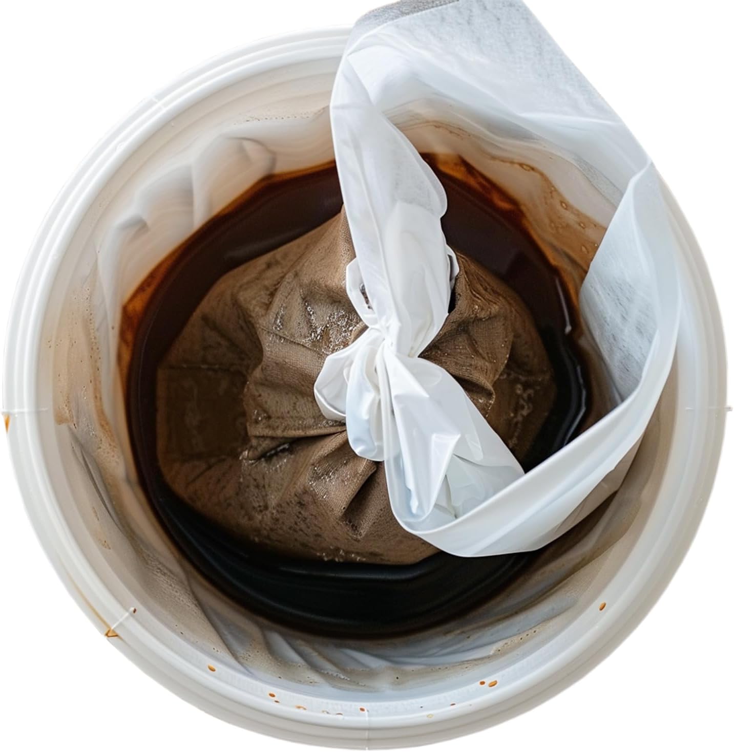Yzurbu 200pcs 4''x6'' Cold Brew Coffee Filter Bags, No Mess Disposable Filter Bag with Drawstring for Coffee Grounds & Ice Tea