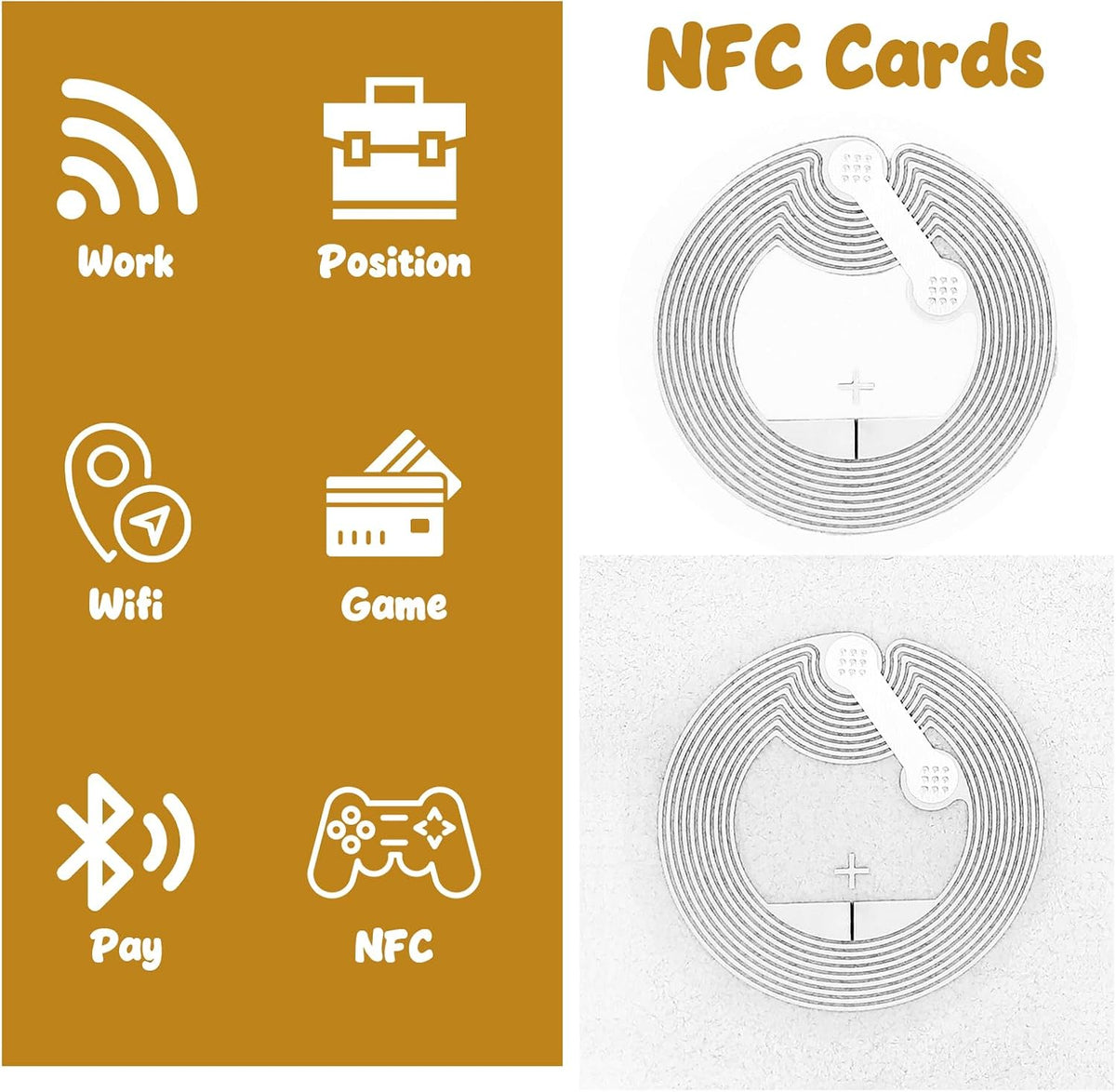 NFC Tags Sticker Ntag216 NFC Stickers Programmable Rewritable
