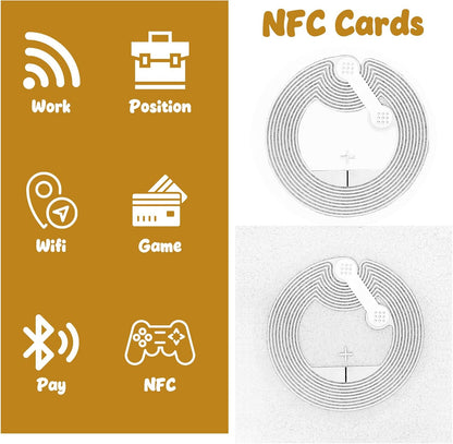 NFC Tags Sticker Ntag216 NFC Stickers Programmable Rewritable