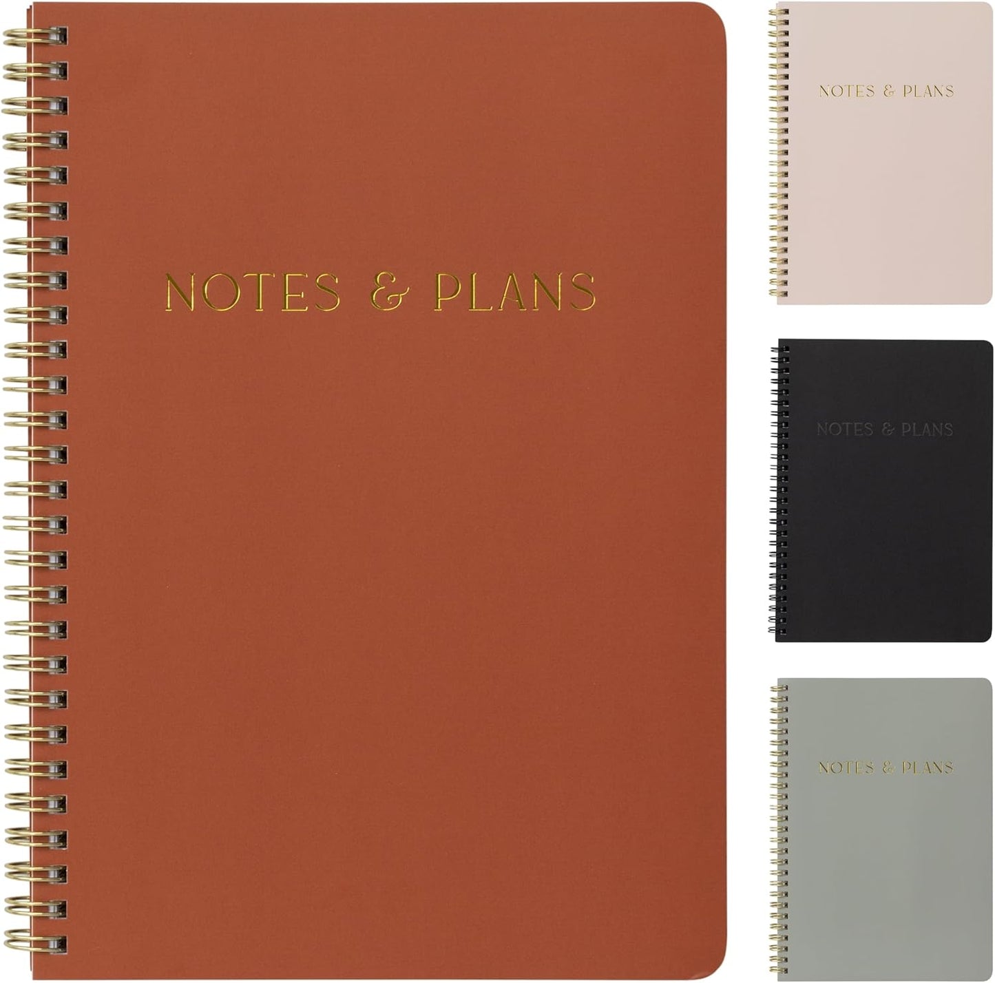Beautiful Daily Planner And Notebook With Hourly Schedule - Aesthetic Spiral To do List Notepad to Easily Organize Your Tasks And Appointments - Stylish Book And School Or Office Supplies For Women