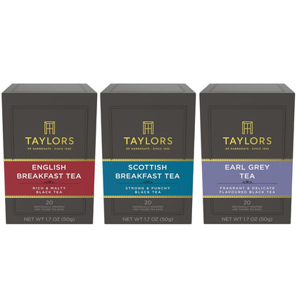 Taylors of Harrogate Black Tea Variety Pack, 20ct x 3