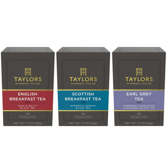 Taylors of Harrogate Black Tea Variety Pack, 20ct x 3