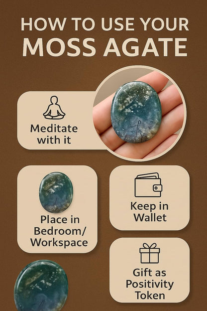 Natural Polished Thumb Palm Crystal for Meditation, Labradorite Worry Stone for Stress Relief, Anxiety Support & Pocket Reiki Healing