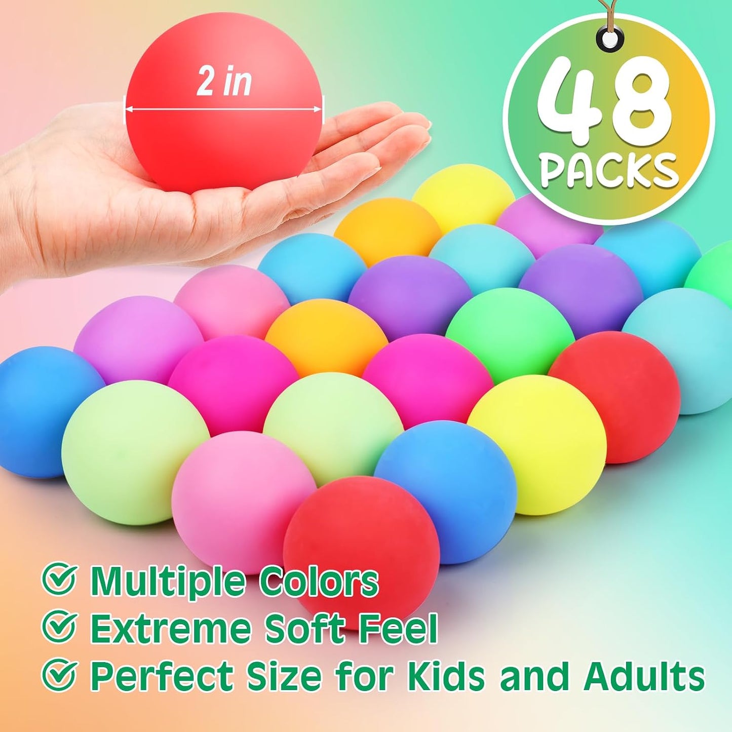 12 Pack Slow Rising Stress Ball,Stress Balls for Kids Adults,Stretchy Fidget Toys for Stress Relief,Hand Therapy Sensory Squishy Ball, Squishy Toys for Kids, Classroom Prize Box Party Favors