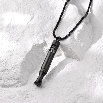 Quit Smoking Aid Necklace Stainless Steel Aromatherapy Diffuser (Rainbow)