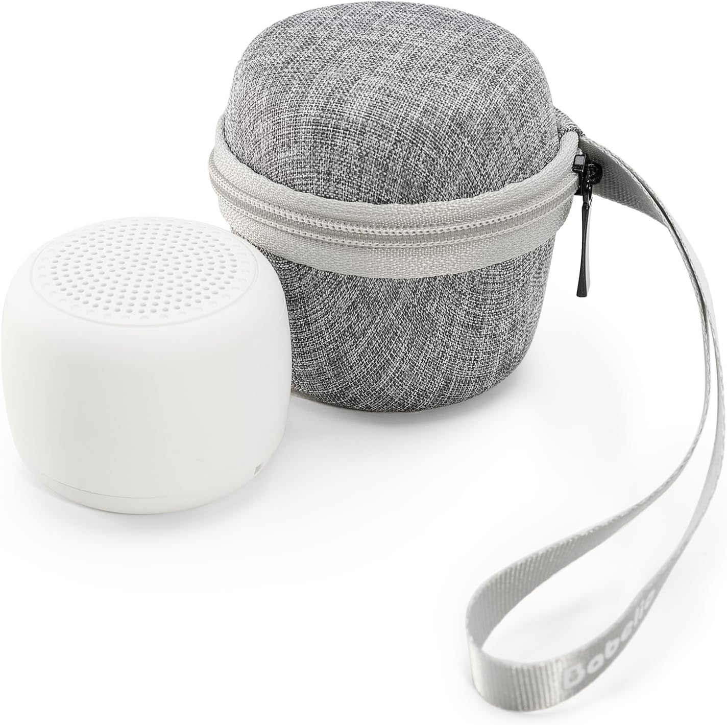 Babelio White Noise Sound Machine for Adults Kids Baby, Mini, 15 Non-looping Sounds, Timer, Memory Function, Easy to Pocket and Travel White