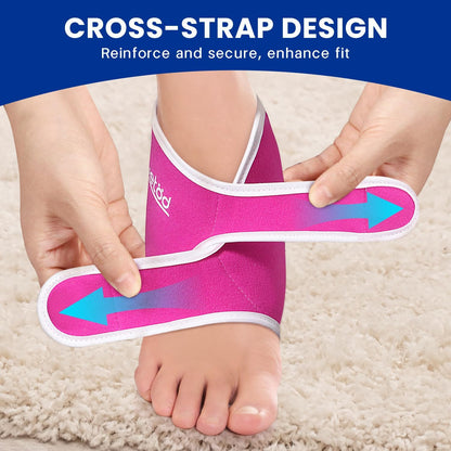 Ankle Ice Pack Wrap Reusable Gel Cold Compression for Foot Discomfort