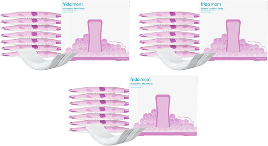Frida Mom 2-in-1 Postpartum Pads, Absorbent Perineal Ice Maxi Pads, Instant Cold Therapy Packs and Maternity Pad in One