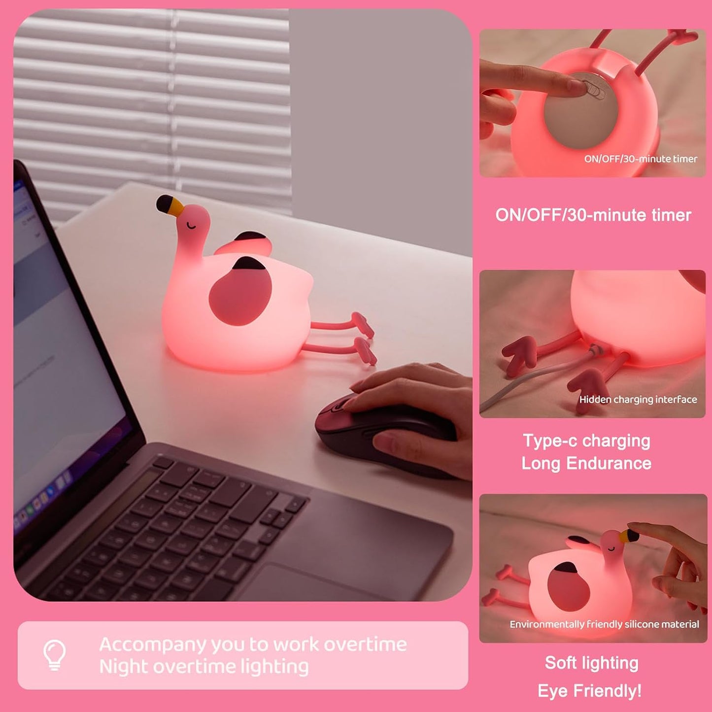 Sloth Gifts for Kids, Squishy Sloth NightLight,Silicone Animal Nursery Lamp