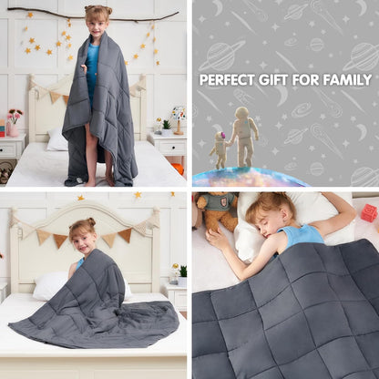 yescool Weighted Lap Pad 2 Pounds Weighted Lap Blanket, Space Plane Small Weighted Blanket, Weighted Throw Blanket Gifts for Travel Indoor Outdoor, 20"x30"