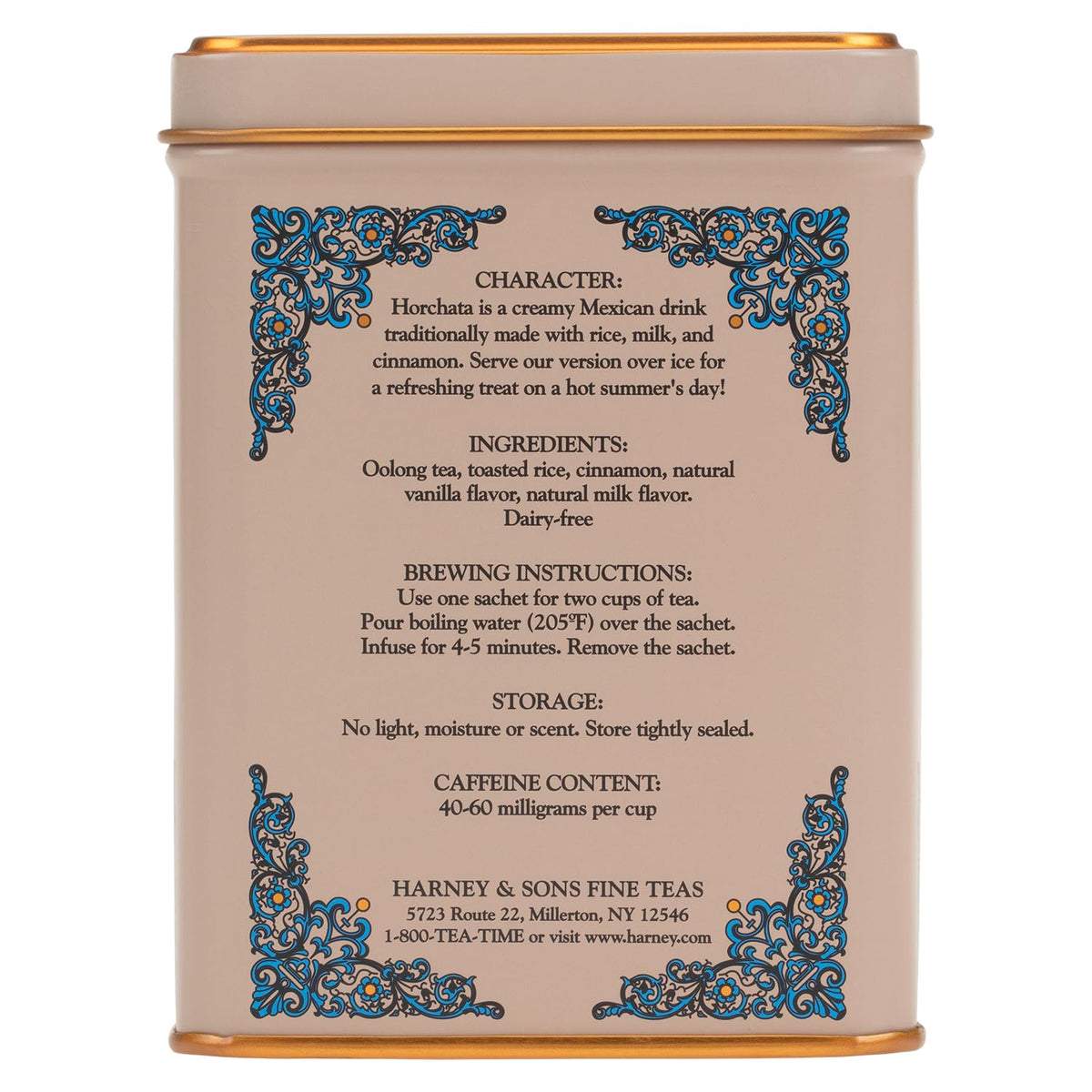 Harney & Sons HT Horchata Oolong Tea, 20 Sachets in Tin