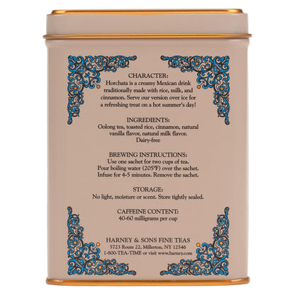 Harney & Sons HT Horchata Oolong Tea, 20 Sachets in Tin