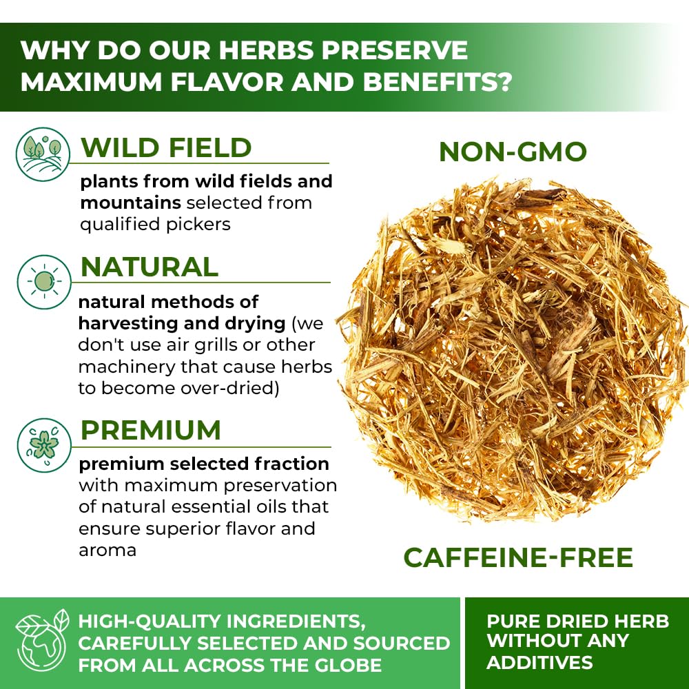30 Bags Nettle Root Dried Stinging Nettle Root Herbal Tea - 30 Count 1.5g Bags Herb Tea Raíz De Ortiga