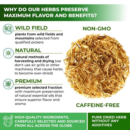 30 Bags Nettle Root Dried Stinging Nettle Root Herbal Tea - 30 Count 1.5g Bags Herb Tea Raíz De Ortiga