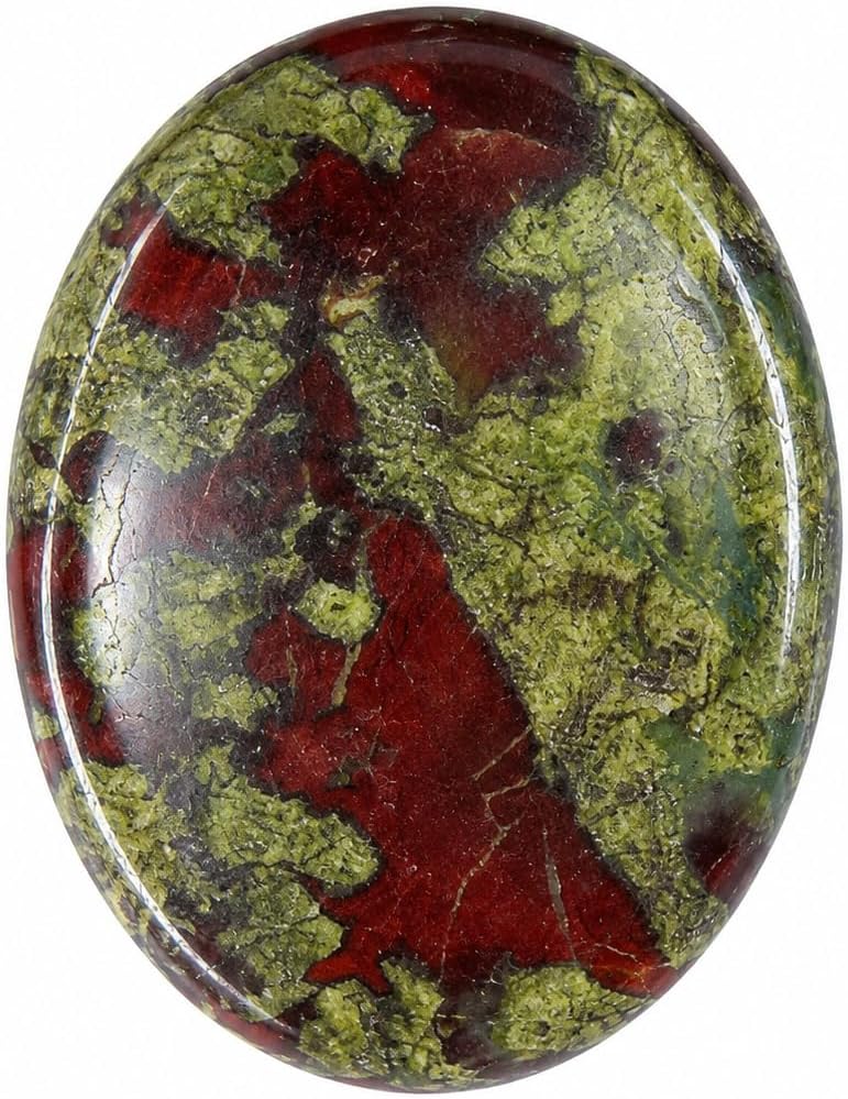 Natural Polished Thumb Palm Crystal for Meditation, Labradorite Worry Stone for Stress Relief, Anxiety Support & Pocket Reiki Healing