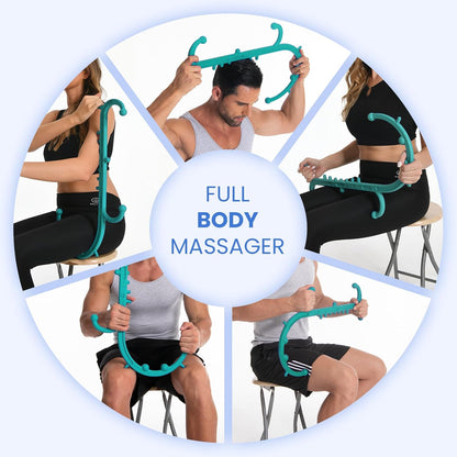 Ranarose Deep Tissue Back & Neck Massager for Body Muscle Pain Relief