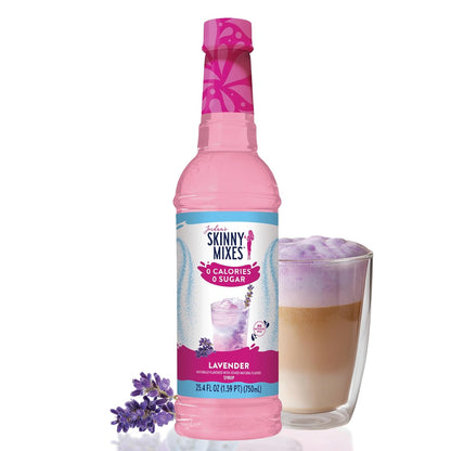 Jordan's Skinny Mixes Lavender Syrup for Drinks, 25.4 fl oz