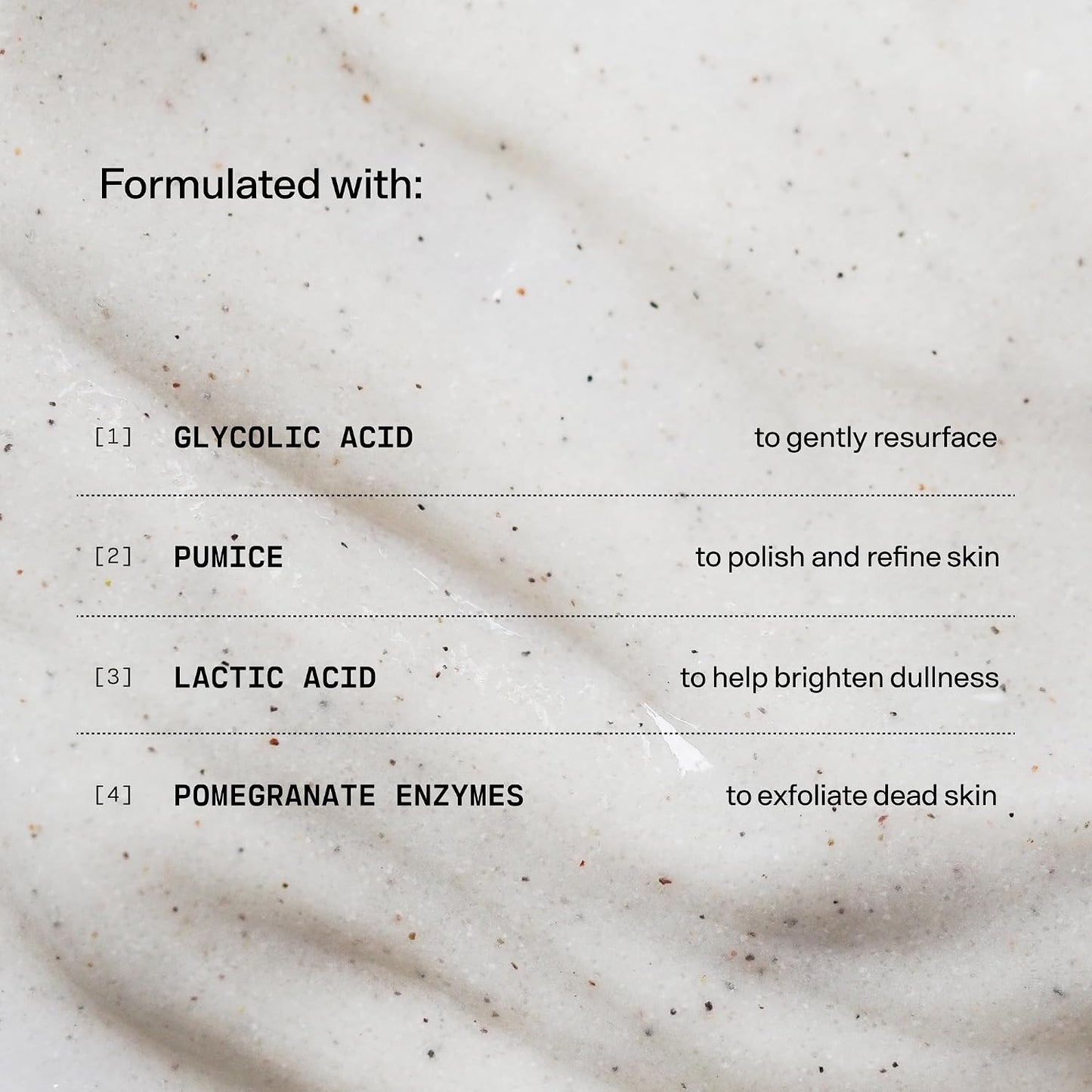 Versed Buff It Out AHA Exfoliating Body Scrub and Mask - Lactic Acid & Glycolic Acid Exfoliant - Microfine Pumice Body Exfoliator to Polish and Smooth Bumpy, Dry Skin - Vegan & Cruelty-Free (8 oz)