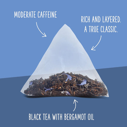 Two Leaves and a Bud Organic Earl Grey Naked Tea Sachets, 50 Ct (Pack of 1)