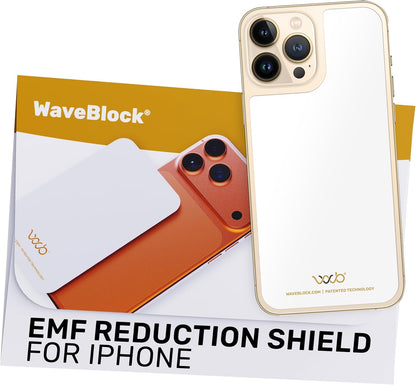 WAVEBLOCK EMF Blocker Sticker for iPhone 15 White