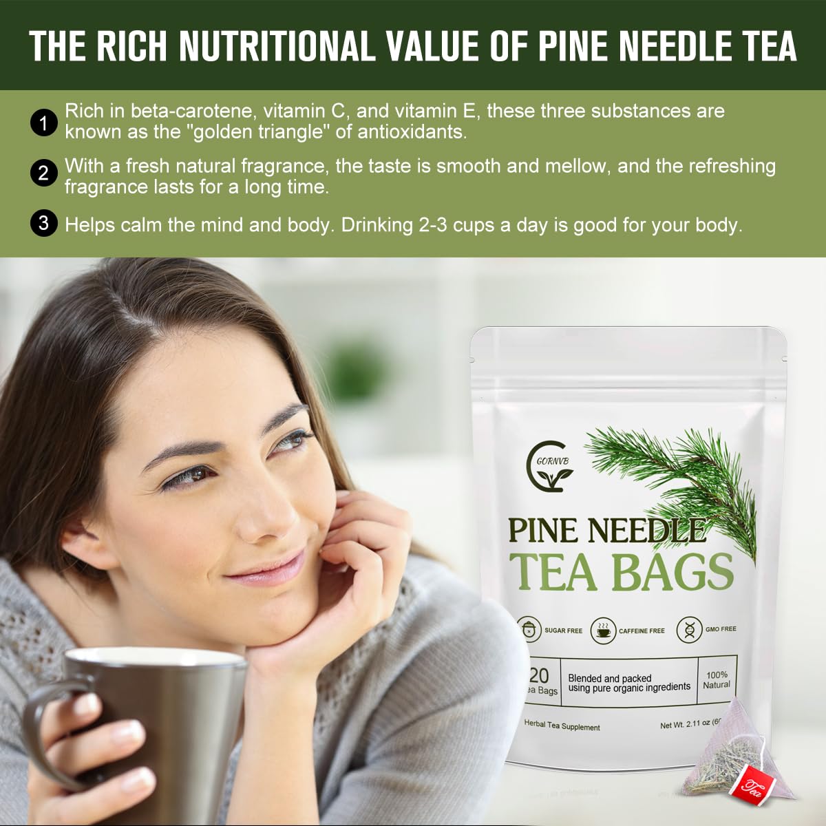Organic Roasted Dandelion Root Tea with Milk Thistle Tea - Supports Kidney Function and Liver Function, 30 Tea Bags