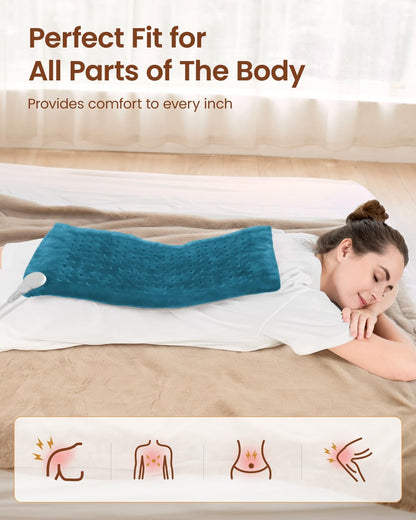 RENPHO Electric Heating Pad for Back with 10 Heat Levels