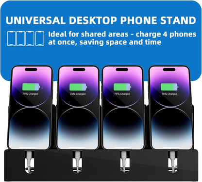 4 Phones Acrylic Multiple Cell Phone Stand