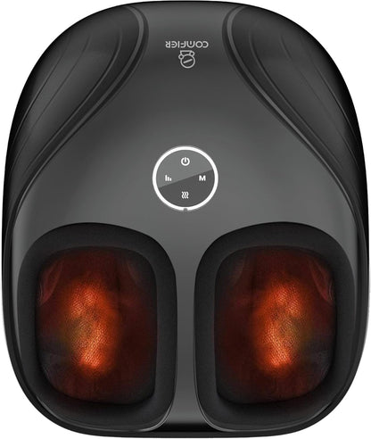 COMFIER [2026 Gift for Men,Women,Shiatsu Foot Massager with Fast Heat,Kneading Rolling Compression,Extra Vibration, FSA Eligible HSA Store, Plantar Fasciitis,Neuropathy Pain, Bigger Size 13IN