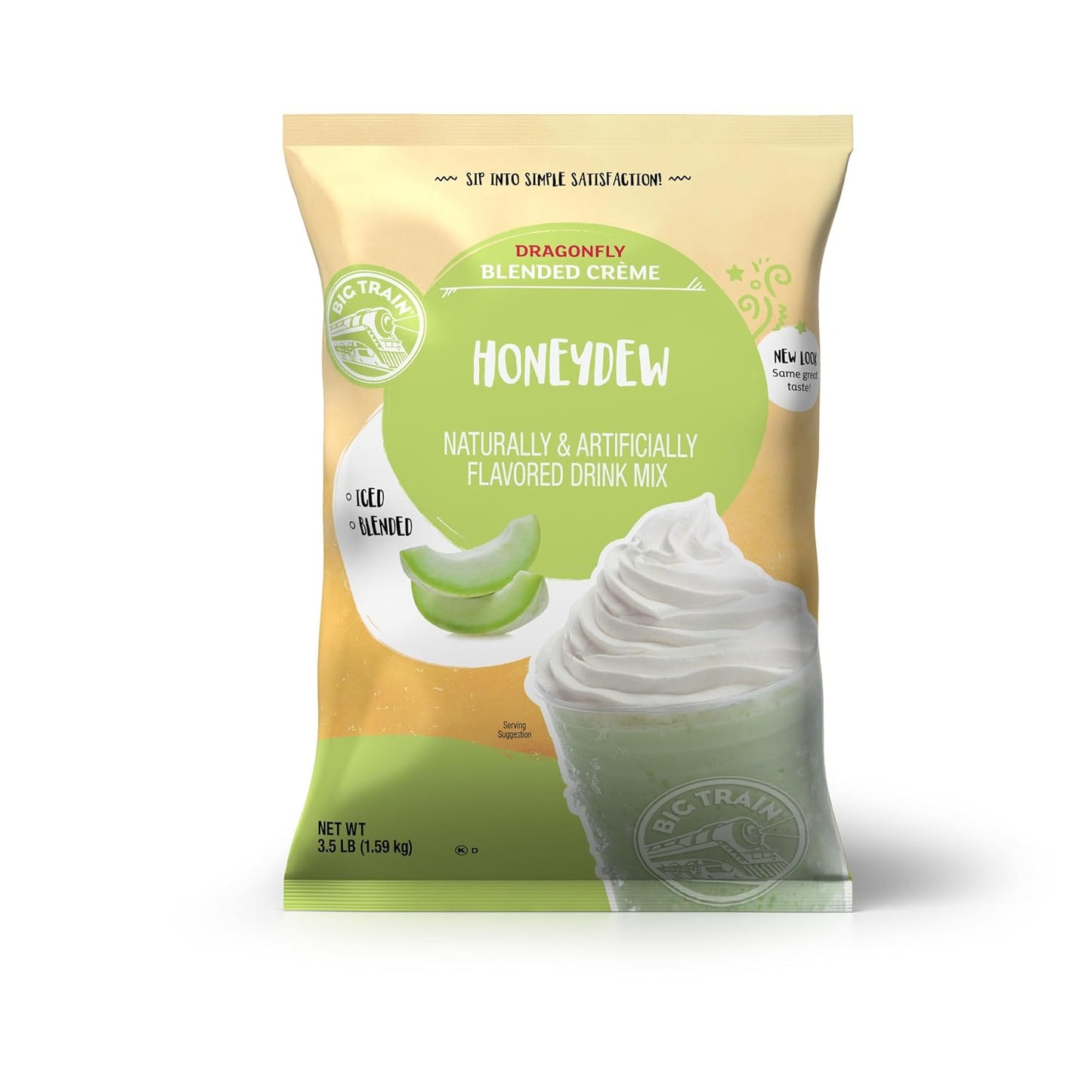 Big Train Vanilla Bean Blended Crème Beverage Mix, 3.5 Pound (Pack of 1) - Colors B