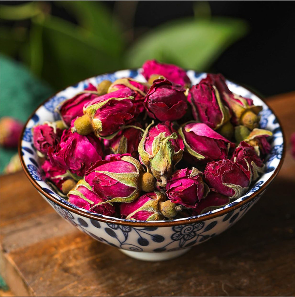 Zungtin Dried Rose Buds, 100% Pure Natural, 4 oz, Edible for Tea, Baking, Crafting, Soap Making