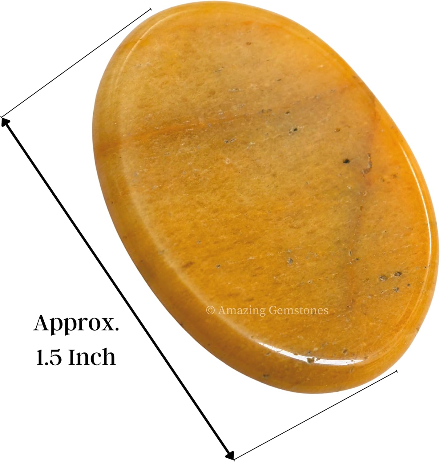 Amazing Gemstone Labradorite Thumb Worry Stone, Anxiety Stone, Healing Crystals - Piedra Crystal Fidget for Gift, Meditation, Calming, Relaxation, Stress Relief - Colors B