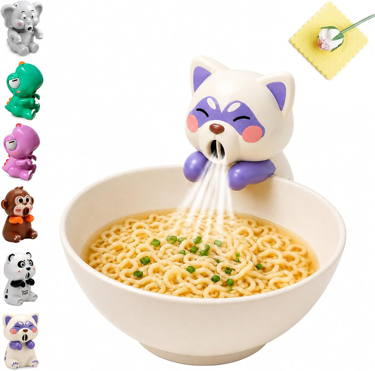 Cooling Clip-On Mini Fan for Cup & Bowl,Cute Coffee Chiller (Style1)