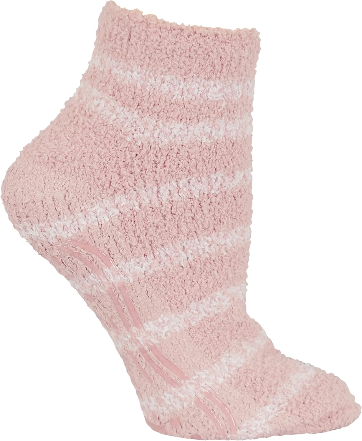 Dr. Scholl's Womens Low Cut Soothing Spa - Lavender & Vitamin E Infused 2 3 Pair Packs Bottom Grippers Sock, Blue, Pink/Blue, 4-10 US