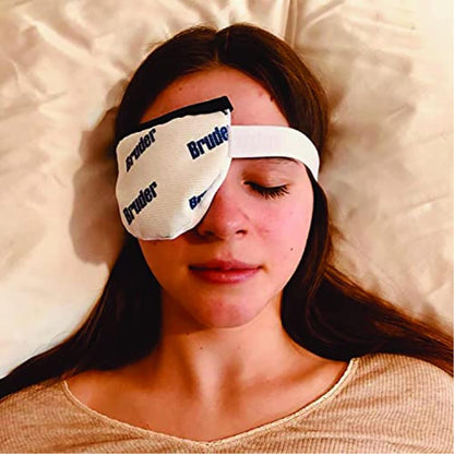 Bruder Moist Heat Eye Compress | Single Eye | Microwave Activated | Fast Acting and Effective Relief for Styes and Other Eye Irritation
