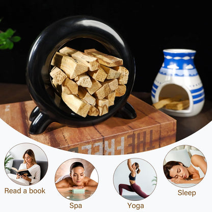 Wooden Palo Santo Holder-Incense Storage Ideal for Palo Santo Sticks& Sage