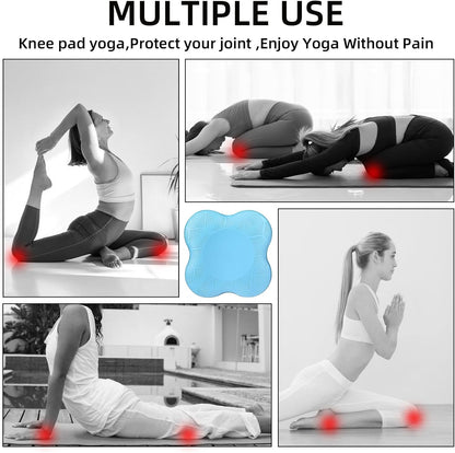 2 packs Yoga Knee Pad Mats Extra Thick for Knees Elbows Wrist Hands Head Foam Pilates Kneeling pad Yoga Knee Cushion Thick Exercise Pads for Knees Elbows Wrist Hands Head Foam Pilates Kneeling pad，Support Foam Pads for Women and Men