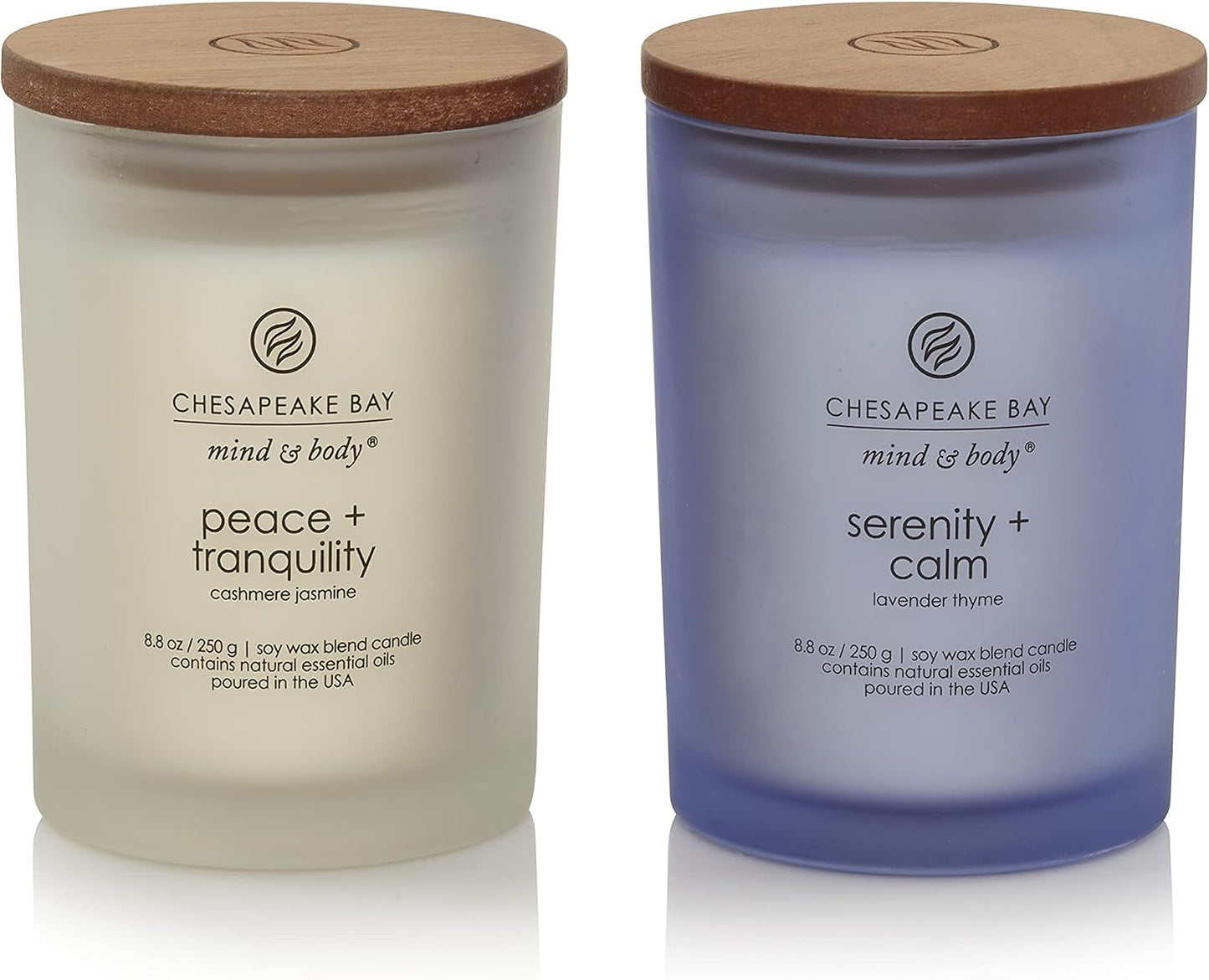 Chesapeake Bay Candle Scented Candle Serenity + Calm (Lavender Thyme) Coffee Table Home Décor