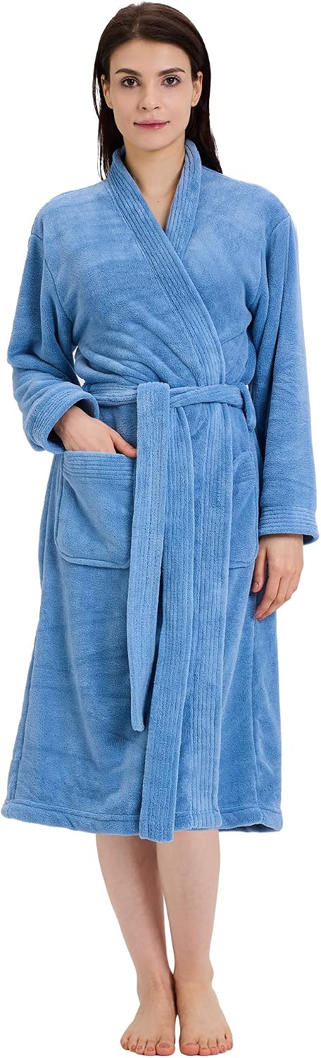PJGGZ Towel Robe for Women – Soft Absorbent Kimono Bathrobe, Quick-Dry Spa Shower & Hotel Use
