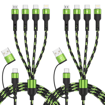 4 in 1 Multi Charging Cable, 5FT Charging Cords for Multiple Devices