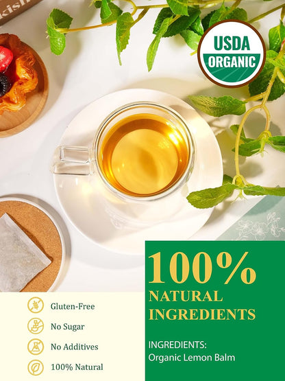 GLDNT Organic Milk Thistle Tea, Natural Organic Milk Thistle Seed Herbal Tea, Mild & Mellow Taste, Caffeine Free, 100 Count