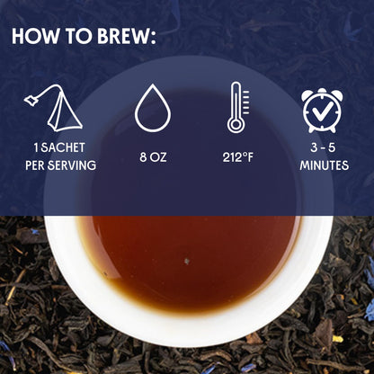 The Tea Spot Earl of Grey Black Tea | 15 Tea Bags